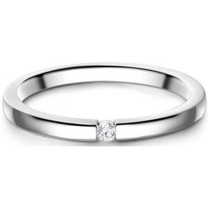 Glanzstücke München Solitärring GSM394 (1-tlg), aus Sterling Silber