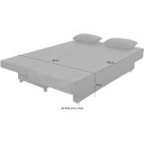 COLLECTION AB Schlafsofa Ulla inkl. Bettfunktion und Bettkasten, Schlafsofa,Bettfunktion,Bettkasten,inkl. Rückenkissen,Armlehnekissen