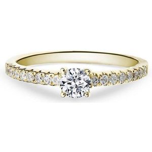 Adam & Eve Verlobungsring Verlobungsring Brillantring 585/- Gelbgold 0,42 ct.