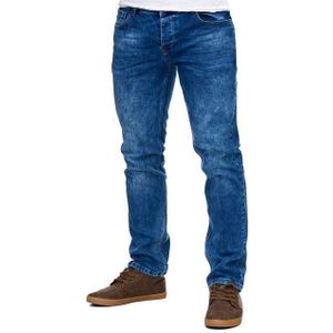 Reslad Stretch-Jeans Reslad Jeans-Herren Slim Fit Basic Style Stretch-Denim Jeans-Hose Stretch Jeans-Hose Slim Fit