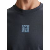 Marc O'Polo T-Shirt mit einem quadratischen Logo mittig auf der Brust