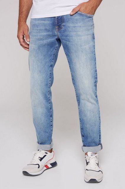 CAMP DAVID Regular-fit-Jeans mit hoher Leibhöhe