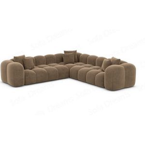 Sofa Dreams Ecksofa Design Stoff Samtstoff Couch Formentera L Form Stoffsofa, Loungesofa