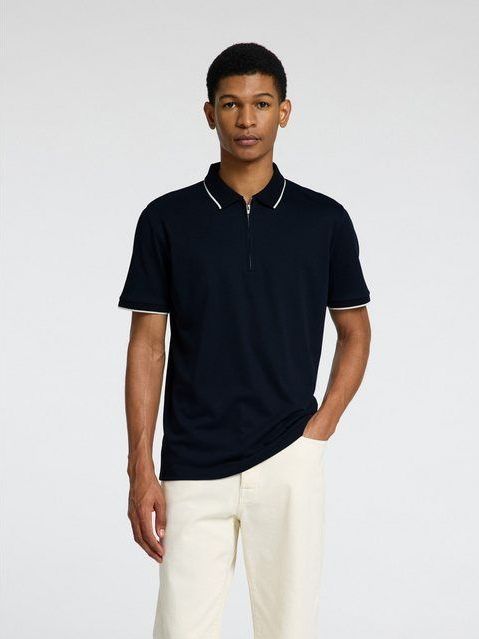 SELECTED HOMME Poloshirt SLHFAVE SPORT ZIP SS POLO NOOS