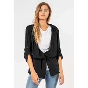 SUBLEVEL Blusenblazer Blazer zum Binden