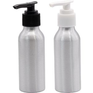 Berilo Seifenspender 2x Seifenspender Pumpflasche 100 ml Reise Shampoo, Aluminium, Dispenser, Lotion, Pumpen