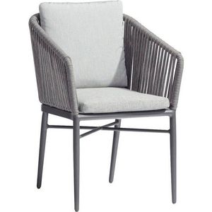 acamp Garten-Essgruppe Stapelstuhl Set Manhattan inkl. ausziehbarer Tisch Chicago, (Gartenmöbel Set), stapelbar, Sitzgruppe, Lounge-Set, Gartentisch 180 -240x110x70 cm