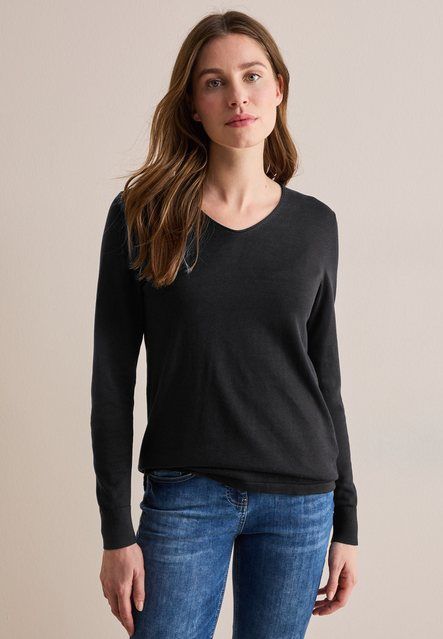 Cecil Strickpullover mit V-Ausschnitt