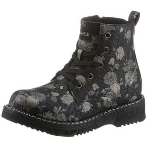 KIDSWORLD Schnürstiefel mit Rosenprint