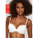 petite fleur Push-up-BH (Packung, 2 Stück) mit Bügel, mit herausnehmbaren Kissen