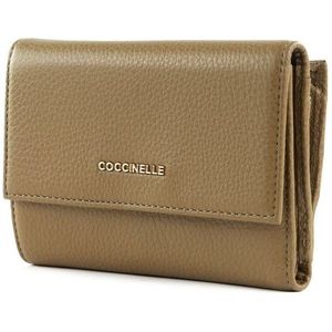 COCCINELLE Geldbörse Metallic Soft, aus echtem Rindsleder