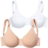 petite fleur Minimizer-BH (Packung, 2 Stück) mit Bügel in Baumwoll-Qualität