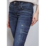 STREET ONE Regular-fit-Jeans Style YORK mit Cargo-Look Taschen