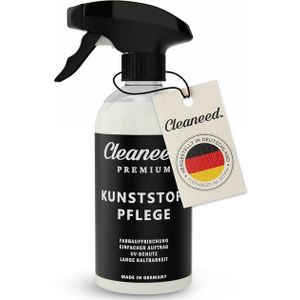 Cleaneed Premium Kunststoffpflege Kunststoffpflegemittel (Matt, – Made in Germany), Farbauffrischung, UV-Schutz, Lange Haltbarkeit, Einfacher Auftrag