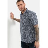 camel active Kurzarmhemd aus reiner Baumwolle Button-Down