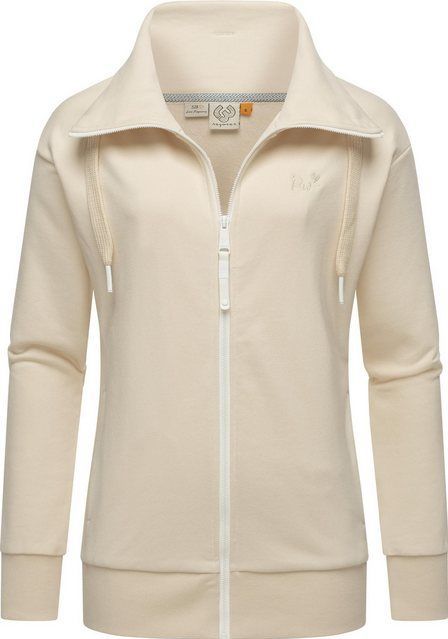 Ragwear Sweatjacke Shocky sportliche Damen Zip-Hoodie mit Kordeln