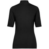Trigema T-Shirt TRIGEMA T-Shirt mit elastischem Stehkragen (1-tlg)