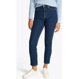 Tommy Hilfiger Slim-fit-Jeans Slim Cigarette High Waist mit Logo-Badge, in blauer Waschung