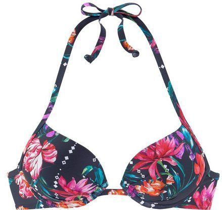 Sunseeker Push-Up-Bikini-Top Modern, mit Blumenprint