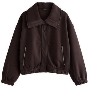 Next Sweater Tonale Jerseyjacke mit Druckknöpfe und Elastiksaum (1-tlg)