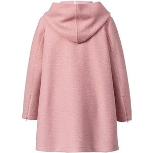 Janet & Joyce Outdoorjacke Plüschjacke Classic Fit asymmetrischer Verschluss