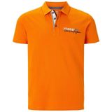 Jan Vanderstorm Poloshirt JAKOV mit Kontrast-Knopfleiste