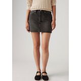 Levi's® Jeansrock ICON SKIRT mit Used-Effekten und ausgefransten Kanten