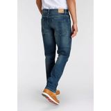 AJC Straight-Jeans gerade geschnitten, Used-Look-Waschung, niedrige Leibhöhe