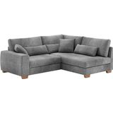 Mr. Couch Ecksofa Helena L-Form, bis 140 kg belastbar, mit Taschenfederkern, wahlweise mit Bettfunktion
