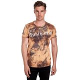 Rusty Neal T-Shirt mit toller Batik-Optik
