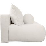 Fun Möbel Schlafsofa Designersofa Sofa 3-Sitzer ANZIA in Stoff Ascot Bukla, Rundumbezug, inkl. Schlaffunktion mit Bettkasten