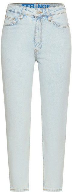 HUGO Blue Mom-Jeans Noe_B Straight Fit Jeans mit hoher Leibhöhe
