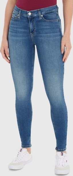 Tommy Jeans Skinny-fit-Jeans Nora Mid Rise Skinny Fit mit Waschung, Logo-Badge