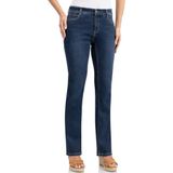 wonderjeans Bootcut-Jeans Figurbetonte Form mit leicht ausgestelltem Bein