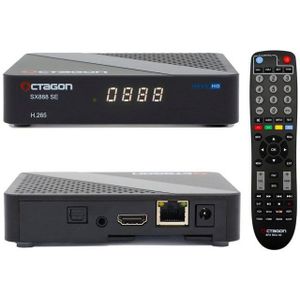 OCTAGON Streaming-Box SX888 SE V2 H.265 HD IP HDTV Receiver, DLNA und Multimedia Player, Firmware Aktualisierbar