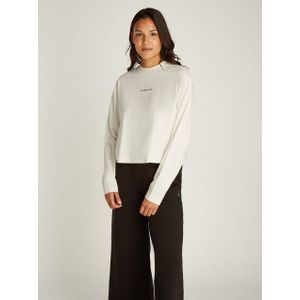 Calvin Klein Jeans Langarmshirt MONOLOGO LOOSE LS TEE mit Logostickerei
