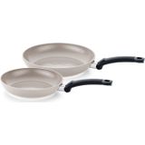 Fissler Pfannen-Set Ceratal® Classic Set 2tlg Pfanne 24cm+28cm, Aluminium (Set, 2-tlg., Pfanne 24 cm + Pfanne 28 cm), ceratal Beschichtung,cookstar Allherdboden, Made in Germany