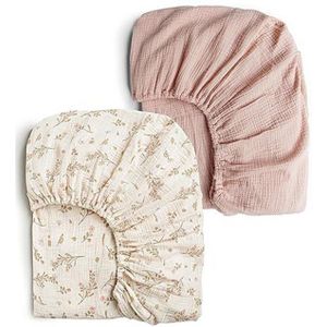 Kaket Babybettwäsche Babybett Spannbettlaken, 2er Set, geeignet für Jungen und Mädchen