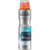 L'ORÉAL PARIS MEN EXPERT Deo-Spray Deo Spray Fresh Extreme, Packung, 6-tlg., mit hoher Zuverlässigkeit