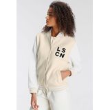 LSCN by LASCANA Sweatjacke im College Stil, Loungeanzug