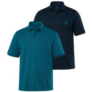JP1880 Poloshirt Poloshirts Basic 2er-Pack Piqué gekämmte Baumwolle (2-tlg)