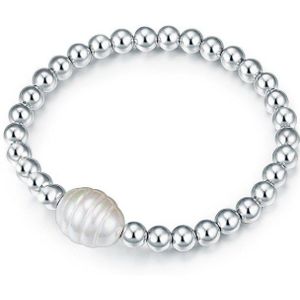 Lulu & Jane Perlenarmband silber