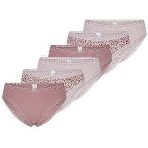 sloggi Midislip 6er Pack GO Crush (Spar-Set, 6-St) Slip - Baumwolle - Atmungsaktiv - Komfortabel und atmungsaktiv