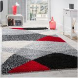 Paco Home Hochflor-Teppich Mango 308, rechteckig, Höhe: 34 mm, weicher Shaggy, modernes Design, ideal im Wohnzimmer & Schlafzimmer