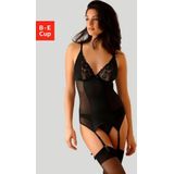 petite fleur gold Set: Corsage (2-tlg., mit String) mit Strapshaltern, sexy Dessous, Reizwäsche