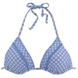 Buffalo Triangel-Bikini-Top Karo, mit Zierborte