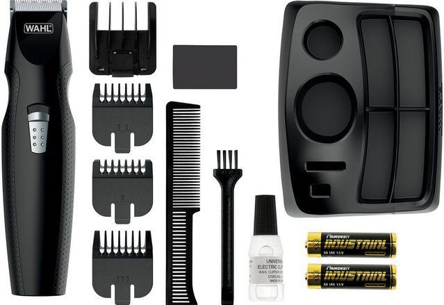 Wahl Bartschneider Mustache & Beard, 10-teiliges batteriebetriebenes Trimmer Set