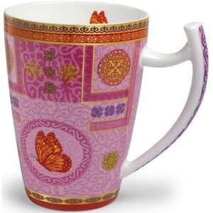 TeaLogic Tasse Tilly Schmetterling Fine Bone China Porzellan Jumbobecher 0,5 L