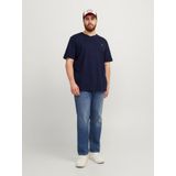 Jack & Jones PlusSize T-Shirt JJEPAULOS TEE SS CREW NECK NOOS PLS mit Logo Stickerei