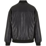 URBAN CLASSICS Lederjacke Urban Classics Ladies Synthetic Leather Bomber Jacket (1-St)